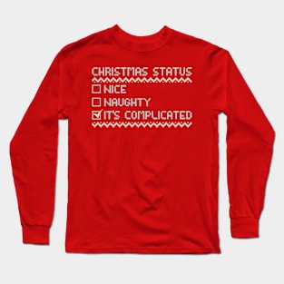 Christmas Status 2 Long Sleeve T-Shirt